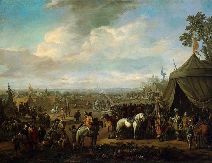 Flemish Town Sieged by the Spanish Soldiers, Johannes Lingelbach